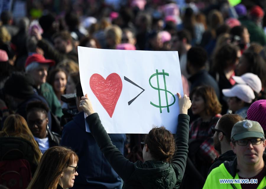 U.S.-WASHINGTON D.C.-WOMEN'S MARCH