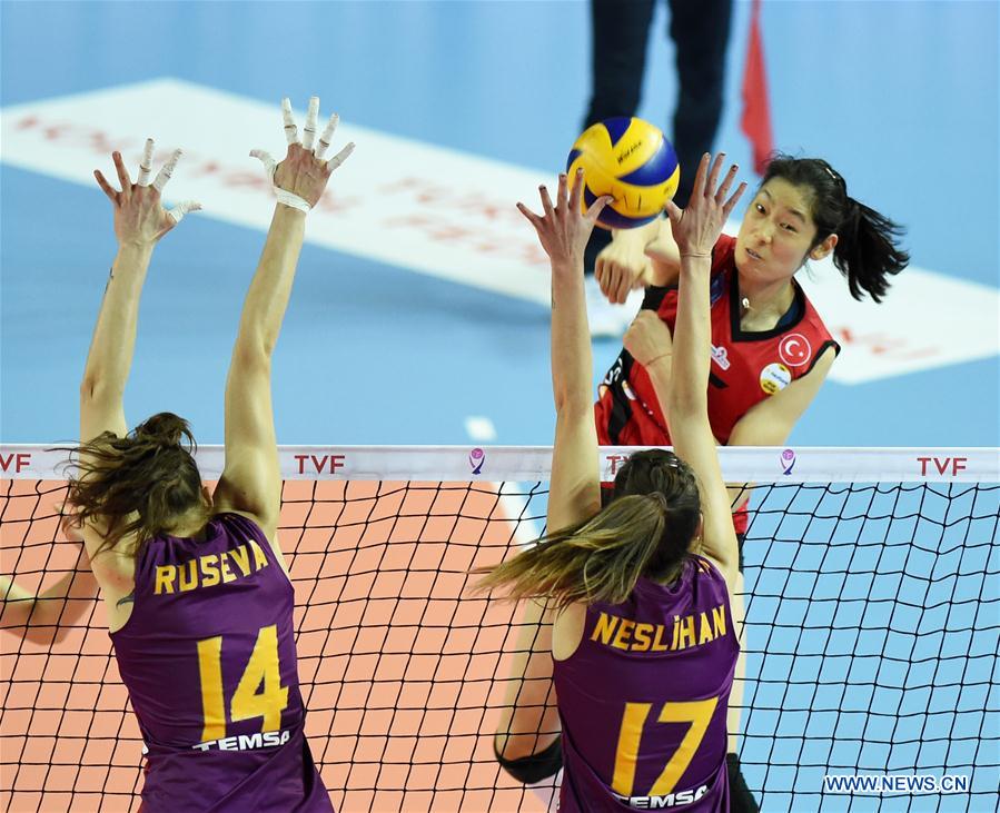 (SP)TURKEY-ISTANBUL-VOLLEYBALL-TURKISH WOMEN LEAGUE