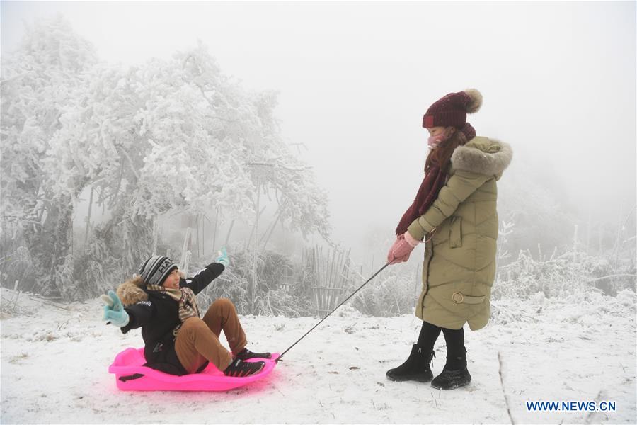 CHINA-CHONGQING-SNOW (CN)