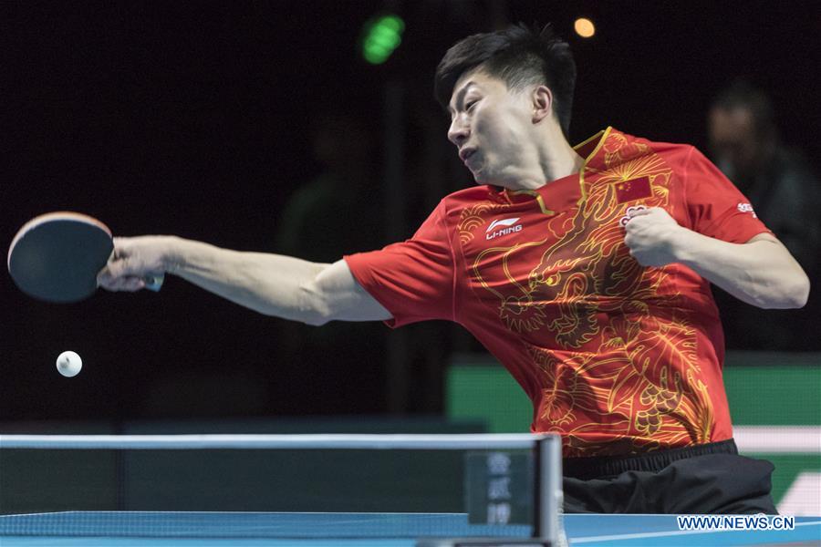 (SP)BRITAIN-LONDON-CHINA WIN ITTF TEAM WORLD CUP MEN'S FINAL