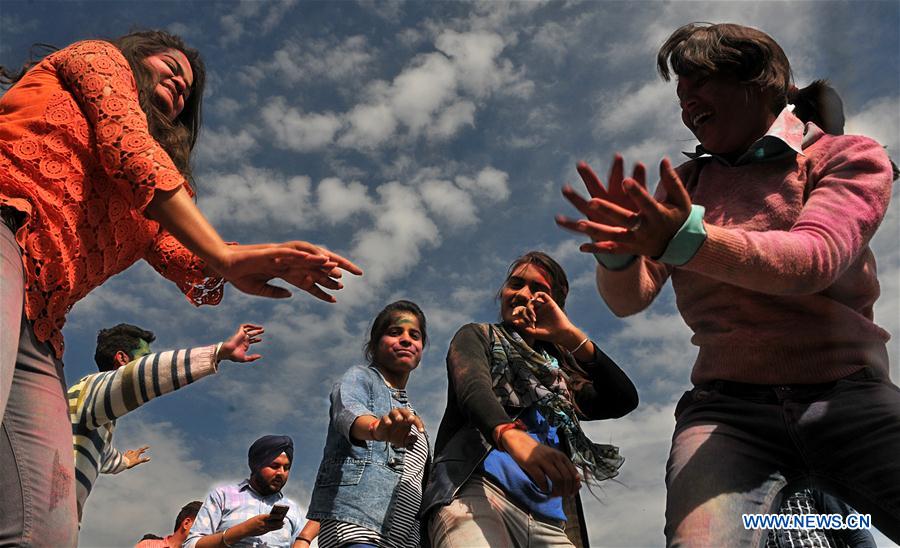 INDIAN-CONTROLLED KASHMIR-JAMMU-HOLI FESTIVAL