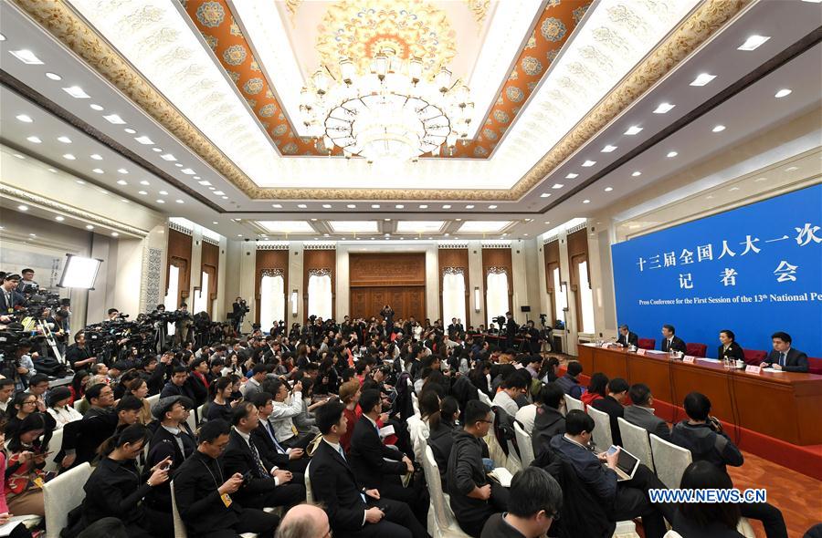 (TWO SESSIONS)CHINA-BEIJING-NPC-PRESS CONFERENCE (CN)