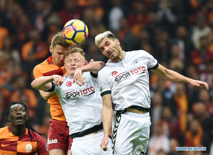 (SP)TURKEY-ISTANBUL-SOCCER-TURKISH SUPER LEAGUE-GALATASARAY VS ATIKER KONYASPOR