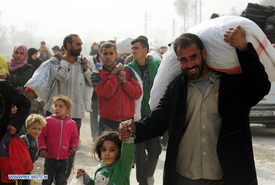 SYRIA-DAMASCUS-EASTERN GHOUTA-CIVILIANS-EVACUATION