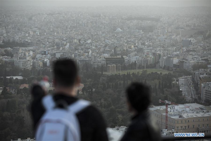 GREECE-ATHENS-DUST STORM