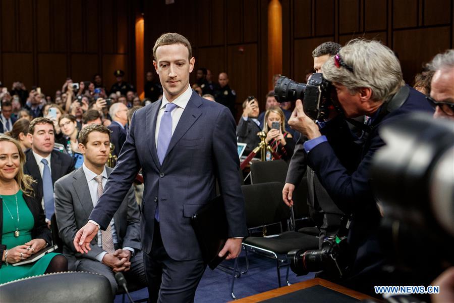 U.S.-WASHINGTON D.C.-FACEBOOK-ZUCKERBERG-HEARING