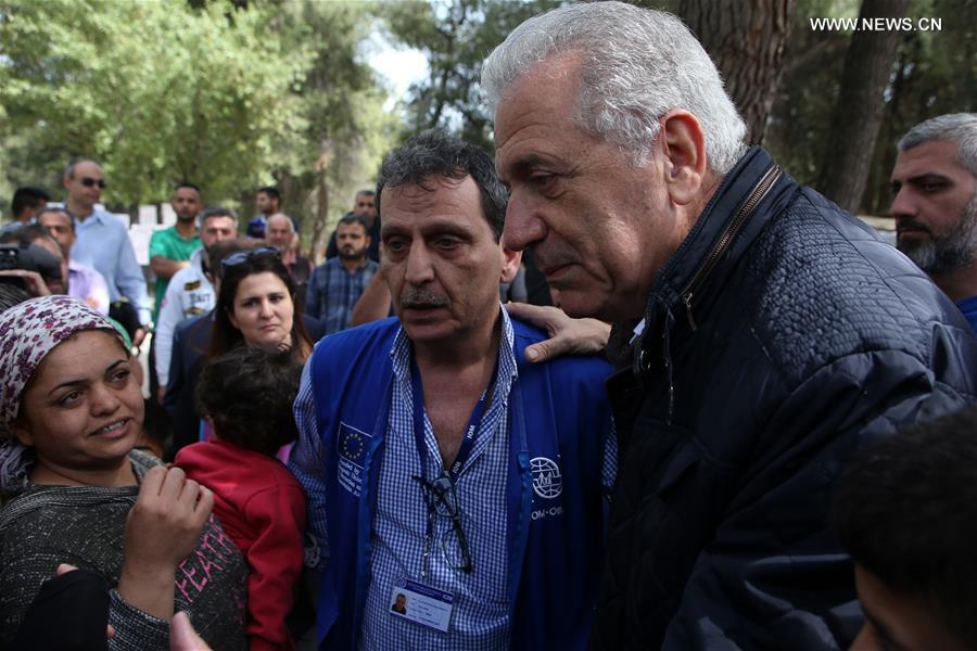 GREECE-RITSONA-REFUGEE CAMP-EU-SUPPORT