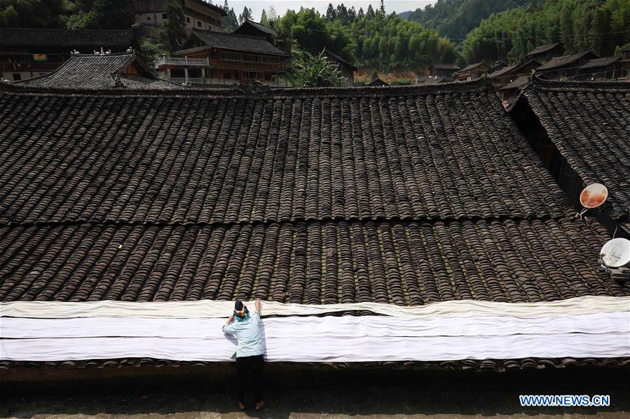 #CHINA-GUIZHOU-BATIK OF MIAO PEOPLE (CN)