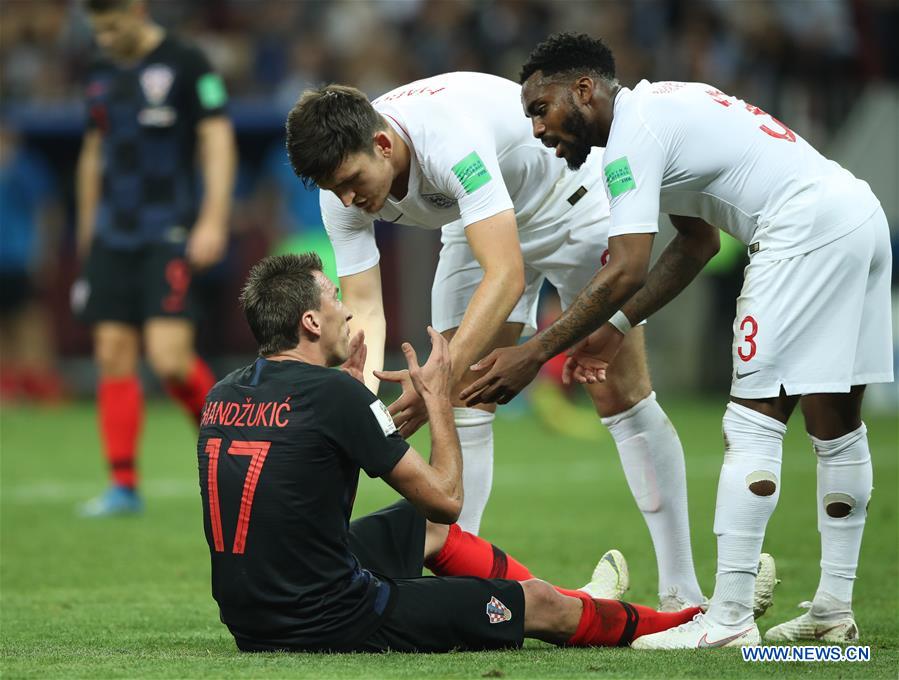 (SP)RUSSIA-MOSCOW-2018 WORLD CUP-SEMIFINAL-ENGLAND VS CROATIA