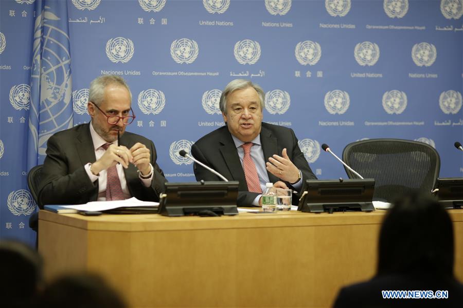 UN-ANTONIO GUTERRES-PRESS CONFERENCE