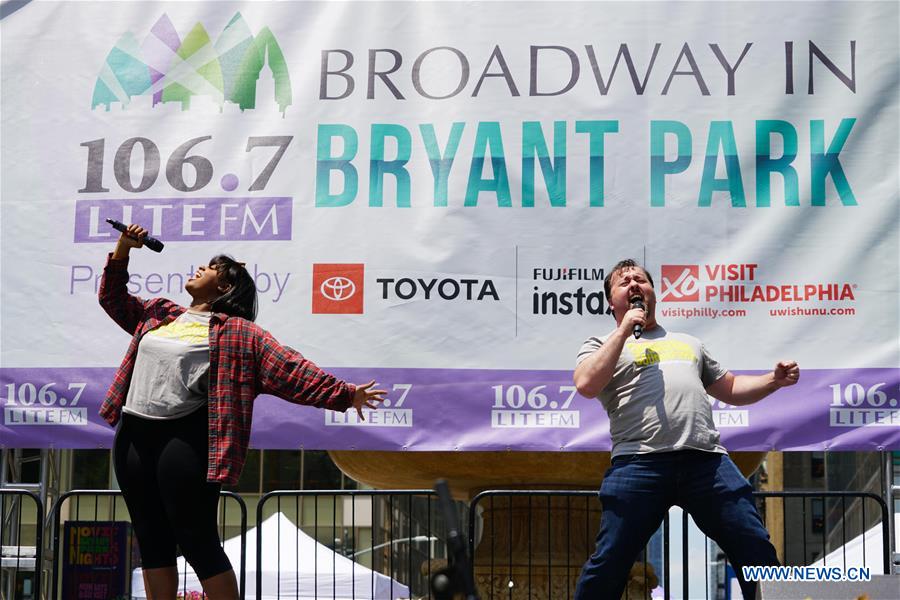 U.S.-NEW YORK-BRYANT PARK-BROADWAY PERFORMANCE