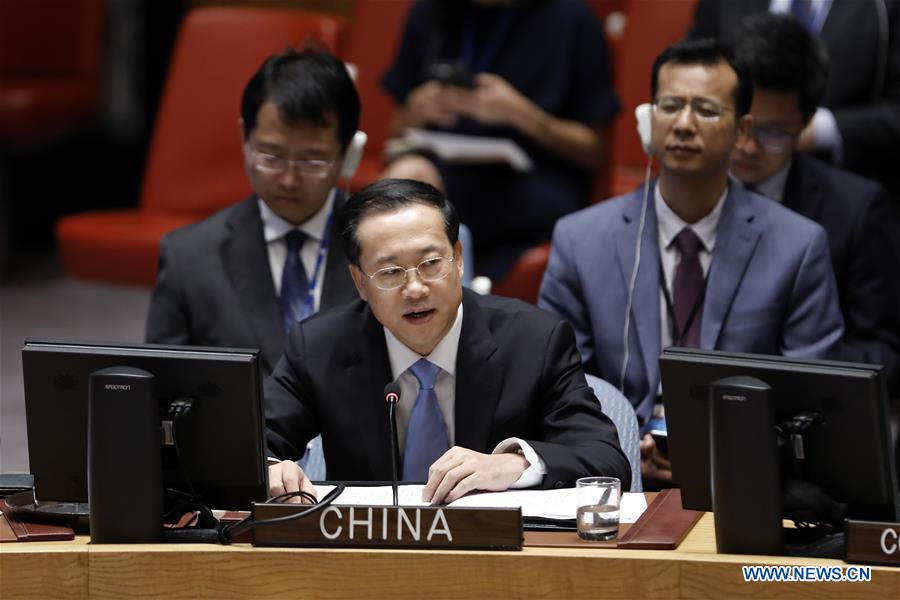 UN-MIDDLE EAST SITUATION-DEBATE-MA ZHAOXU