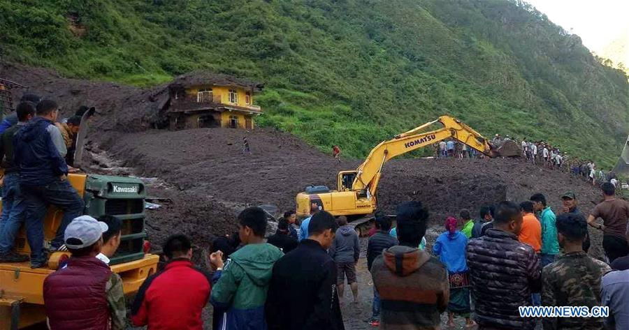 NEPAL-RASUWA-LANDSLIDE