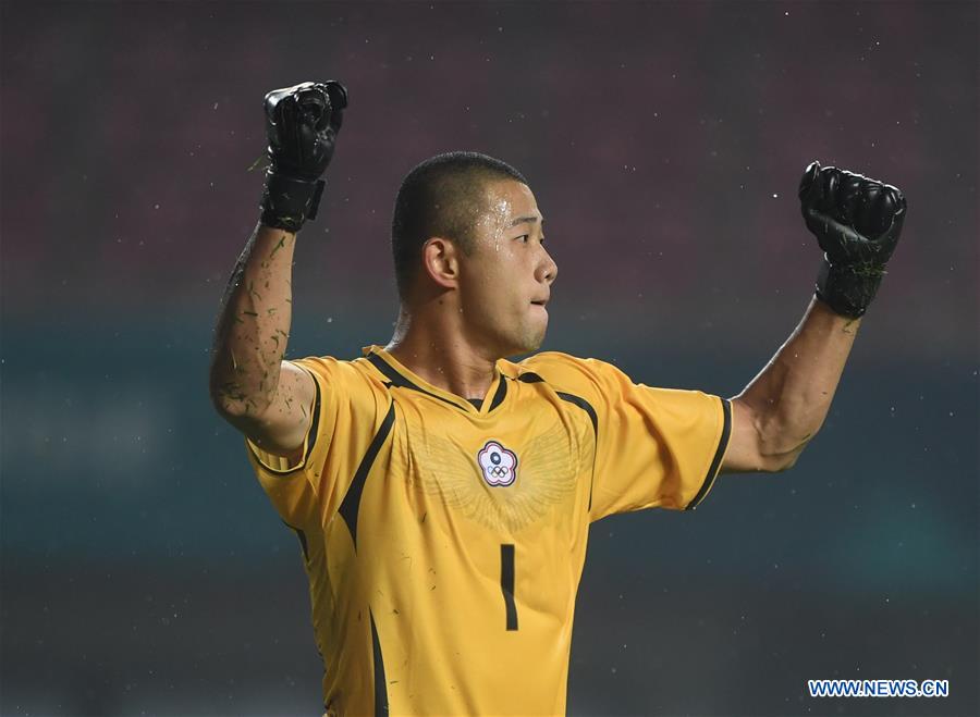 (SP)INDONESIA-BEKASI-ASIAN GAMES-MEN'S FOOTBALL-CHINESE TAIPEI VS PALESTINE