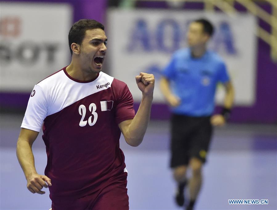 (SP)INDONESIA-JAKARTA-ASIAN GAMES-HANDBALL-QATAR VS IRAN