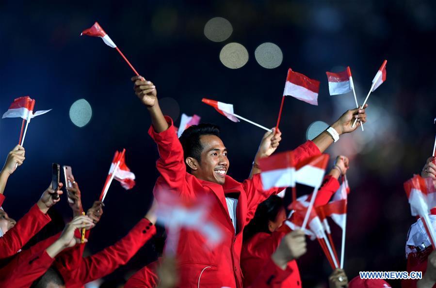 (SP)INDONESIA-JAKARTA-ASIAN GAMES-OPENING CEREMONY