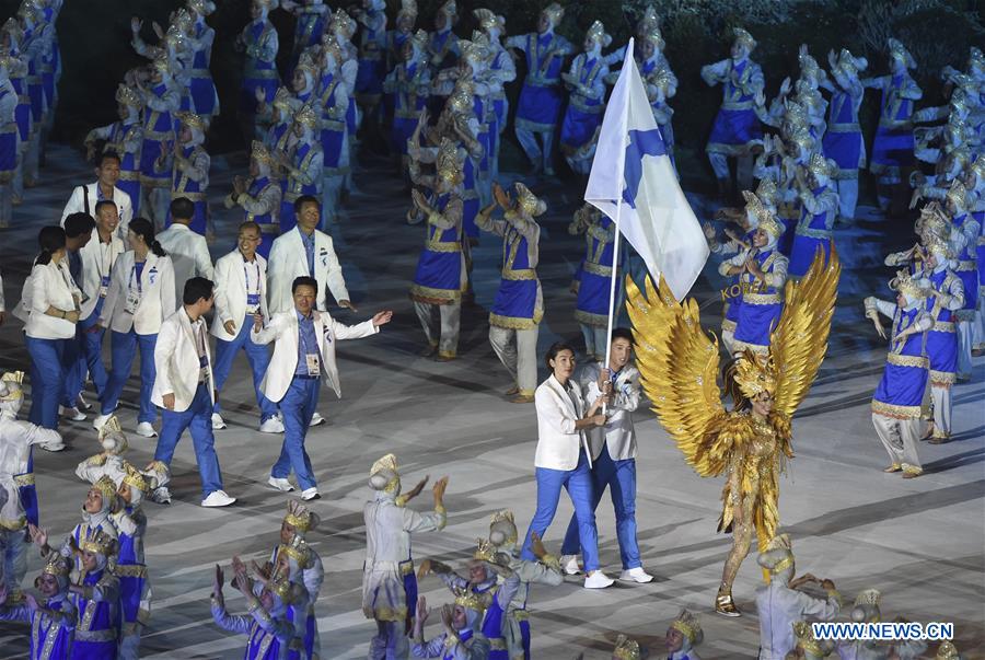 (SP)INDONESIA-JAKARTA-ASIAN GAMES-OPENING CEREMONY