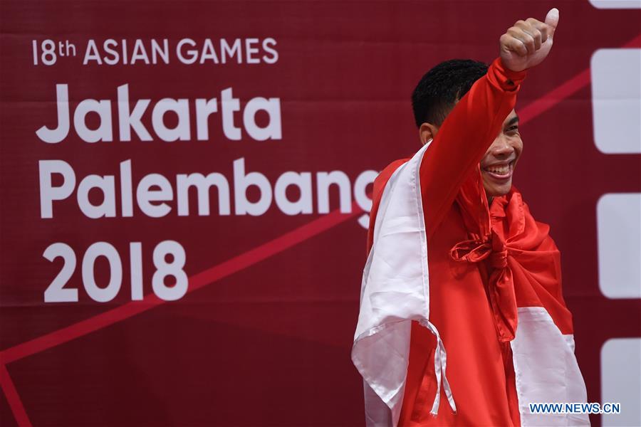 (SP)INDONESIA-JAKARTA-ASIAN GAMES-WEIGHTLIFTING