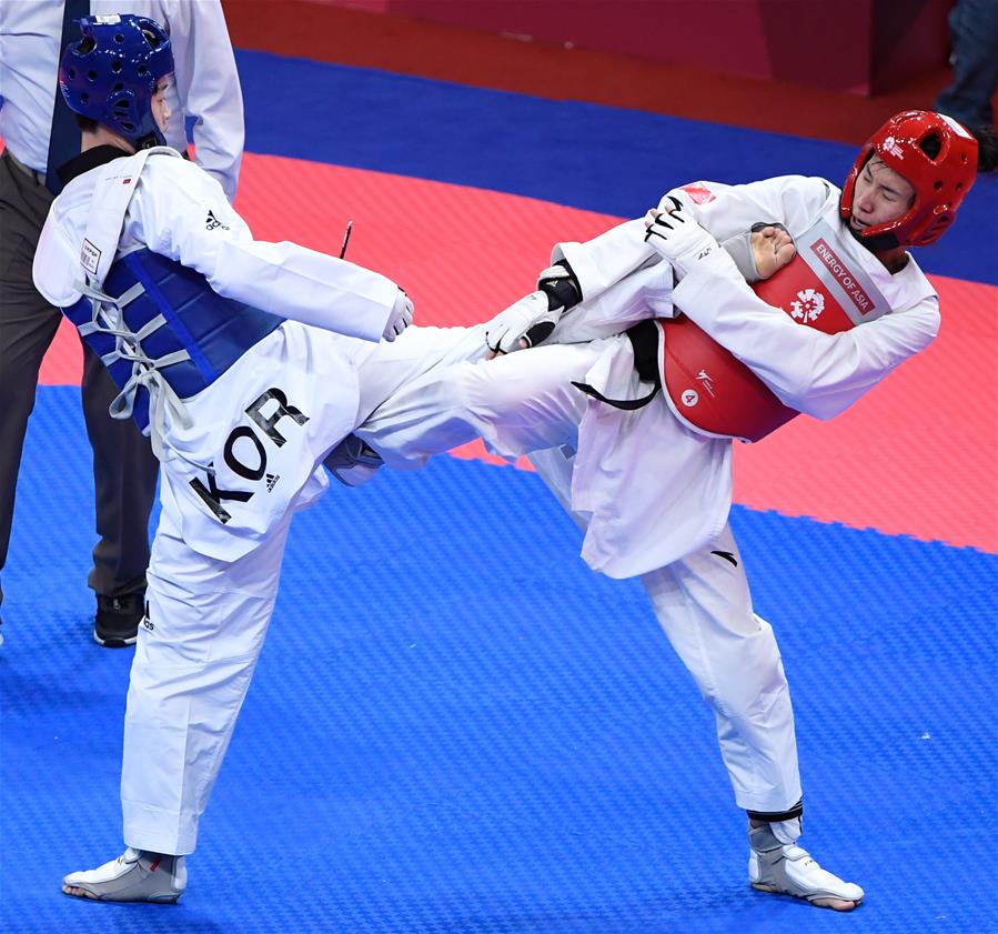 (SP)INDONESIA-JAKARTA-ASIAN GAMES-TAEKWONDO-WOMEN-67 KG