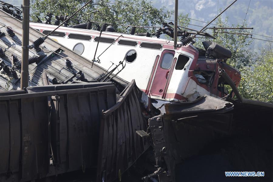 BOSINIA AND HERZEGOVINA-DONJA JABLANICA-TRAIN-COLLISION