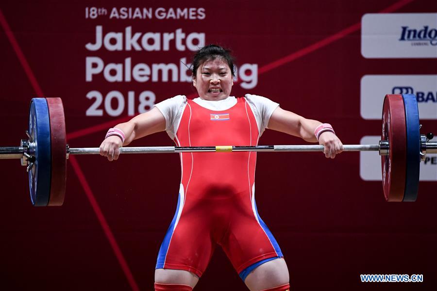 (SP)INDONESIA-JAKARTA-ASIAN GAMES 2018-WEIGHTLIFTING