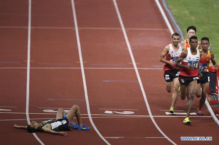 (SP)INDONESIA-JAKARTA-ASIAN GAMES-ATHLETICS-MEN'S 5000M