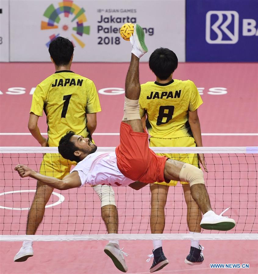 (SP)INDONESIA-PALEMBANG-ASIAN GAMES-SEPAKTAKRAW