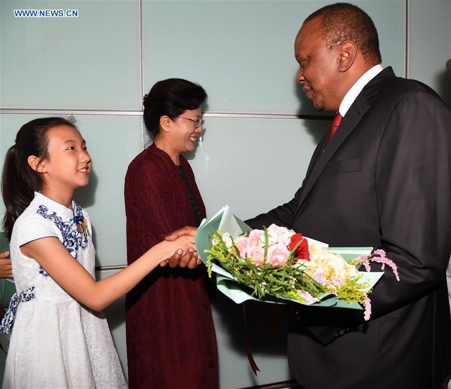 CHINA-BEIJING-KENYAN PRESIDENT-ARRIVAL (CN)