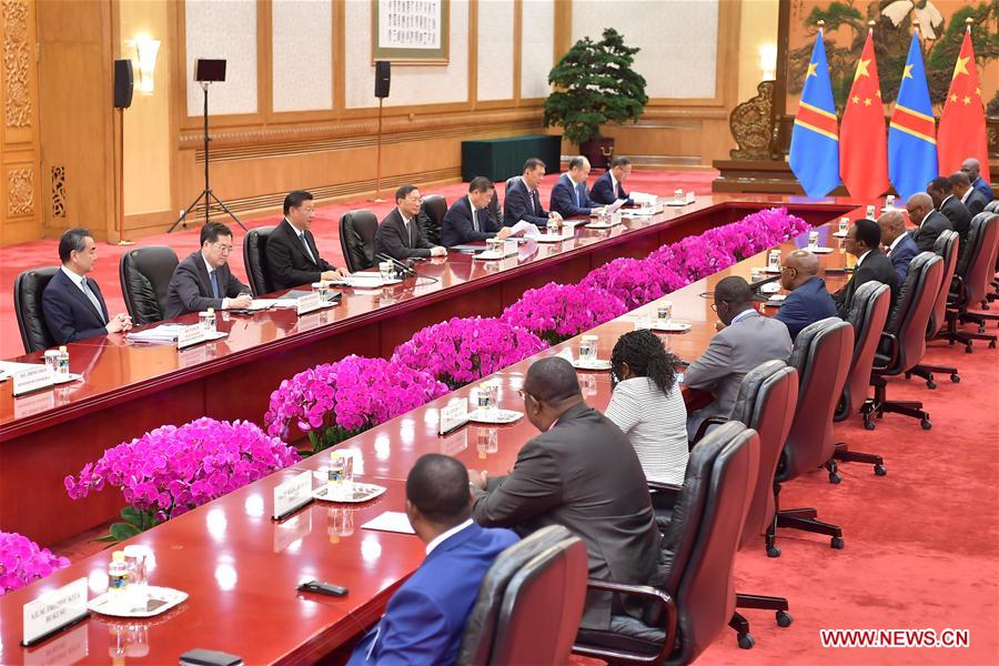 CHINA-BEIJING-XI JINPING-DR CONGO'S PM-MEETING (CN)