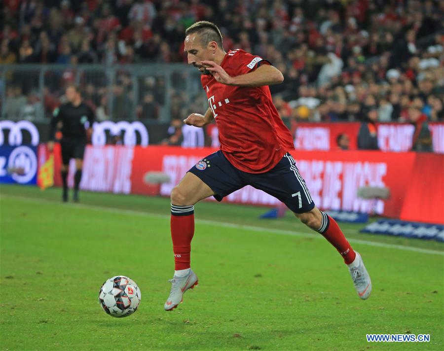 (SP)GERMANY-MUNICH-SOCCER-BUNDESLIGA-BAYERN MUNICH VS AUGSBURG