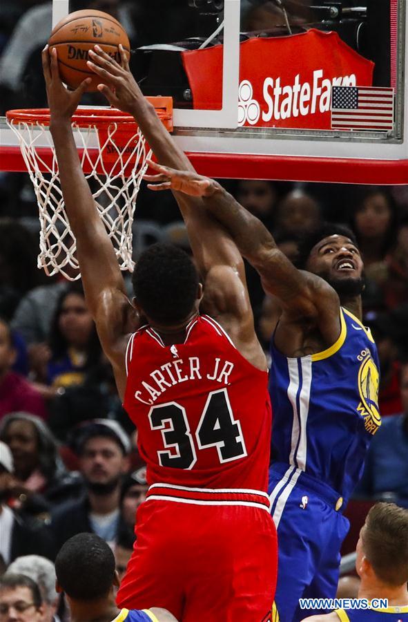 (SP)US-CHICAGO-NBA-WARRIORS VS BULLS