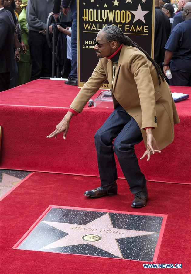 U.S.-LOS ANGELES-WALK OF FAME-SNOOP DOGG