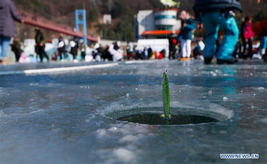 SOUTH KOREA-HWACHEON-SANCHEONEO ICE FESTIVAL