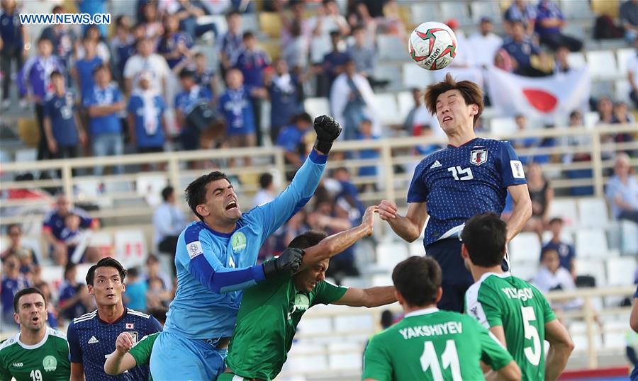 (SP)UAE-ABU DHABI-SOCCER-AFC ASIAN CUP 2019-GROUP F-JPN VS TKM