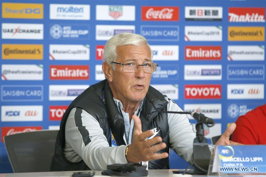 (SP)UAE-AL AIN-SOCCER-AFC ASIAN CUP 2019-ROUND OF 16-PRE-MATCH CONFERENCE