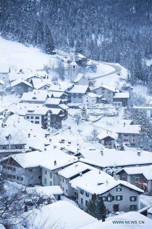 SWITZERLAND-DAVOS-WEF-VILLAGE