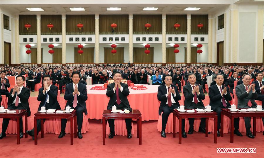 CHINA-BEIJING-TOP LEADERS-SPRING FESTIVAL-RECEPTION (CN)