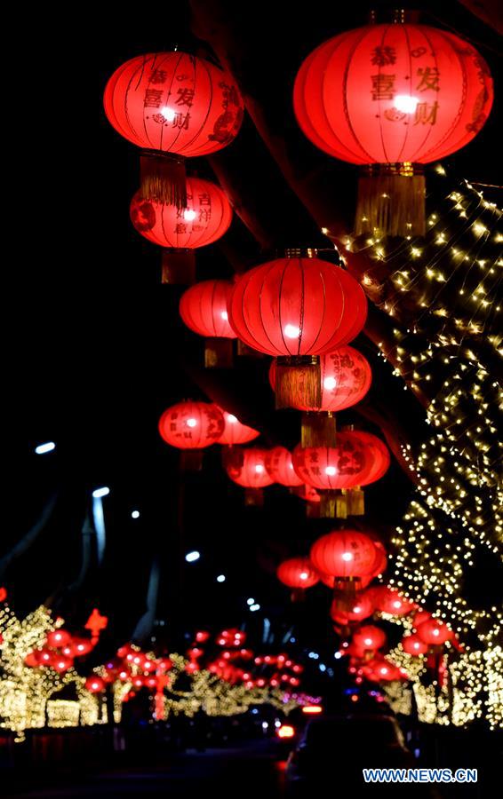 CHINA-ZHENGZHOU-SPRING FESTIVAL-LANTERNS (CN)