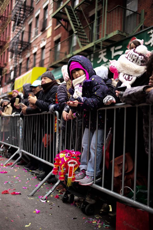 U.S.-NEW YORK-CHINATOWN-LUNAR NEW YEAR-PARADE