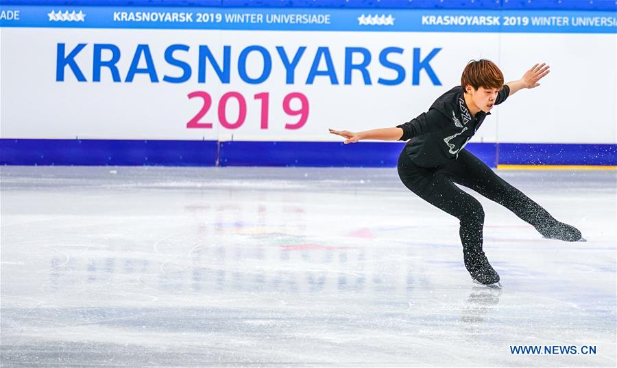 (SP)RUSSIA-KRASNOYARSK-29TH WINTER UNIVERSIADE-FIGURE SKATING