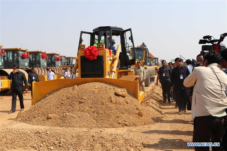 CAMBODIA-KAMPONG SPEU-CHINESE-INVESTED EXPRESSWAY-GROUNDBREAKING