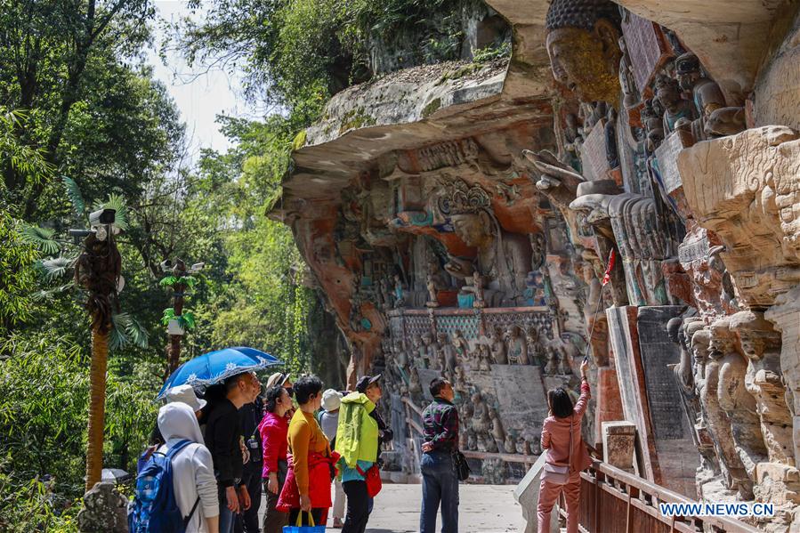 CHINA-CHONGQING-DAZU ROCK CARVING-TOURISM (CN)