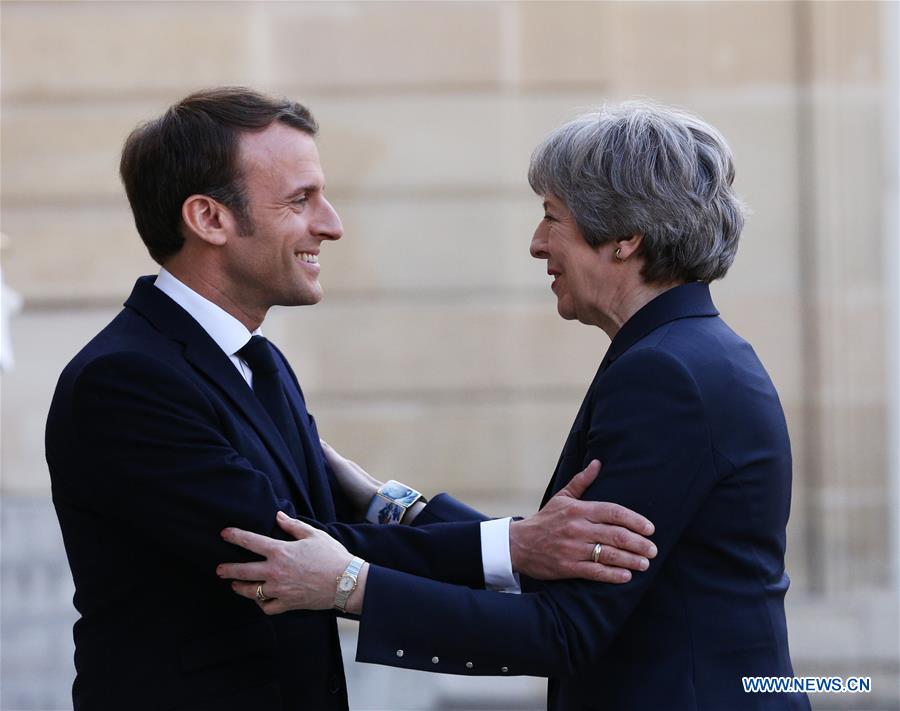 FRANCE-PARIS-BRITISH PM-VISIT