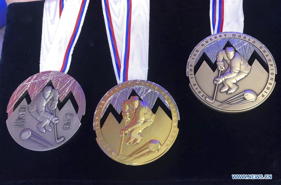 (SP)SLOVAKIA-BRATISLAVA-IIHF-WORLD CHAMPIONSHIP-MEDALS