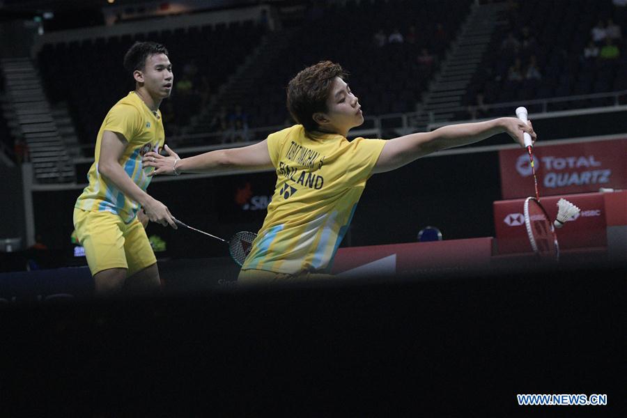 (SP)SINGAPORE-BADMINTON-SINGAPORE OPEN-SEMIFINAL