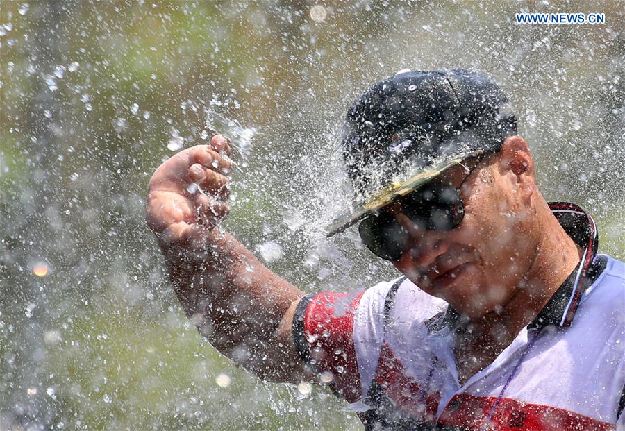 MYANMAR-YANGON-WATER FESTIVAL