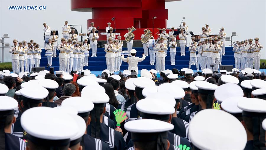 CHINA-SHANDONG-QINGDAO-MILITARY MUSIC DISPLAY (CN)