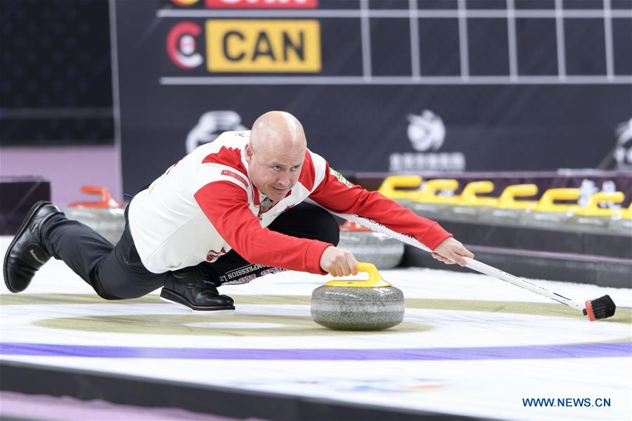 (SP)CHINA-BEIJING-CURLING-WCF WORLD CUP-GRAND FINAL-MEN'S FINAL