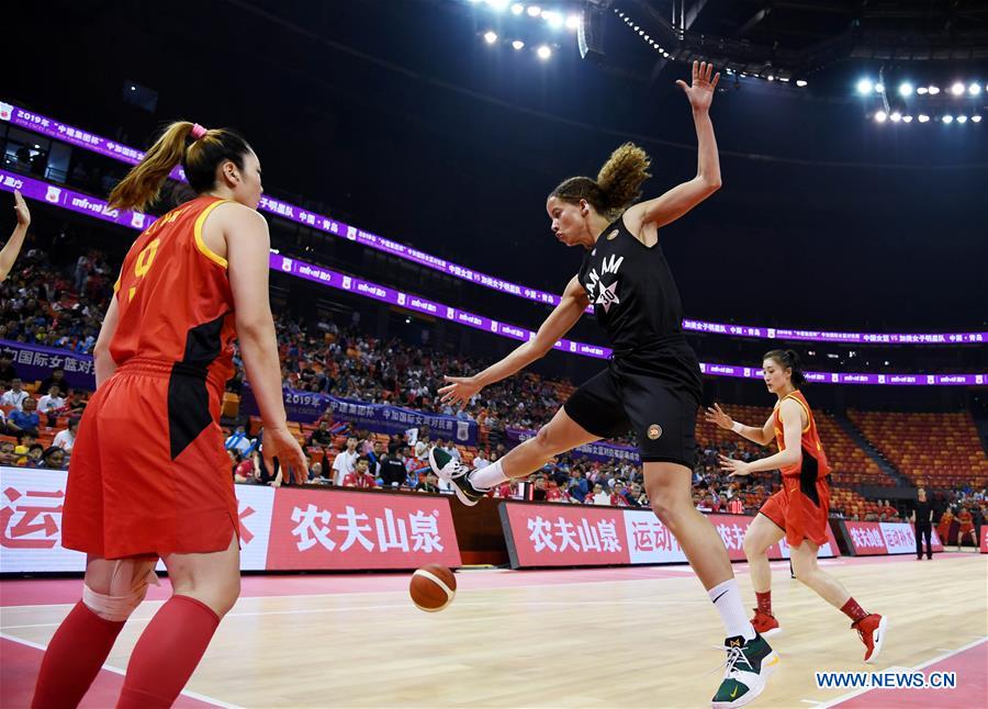 (SP)CHINA-QINGDAO-BASKETBALL-INTERNATIONAL WOMEN'S CHALLENGE