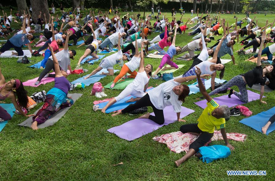 VENEZUELA-CHACAO-INTERNATIONAL YOGA DAY